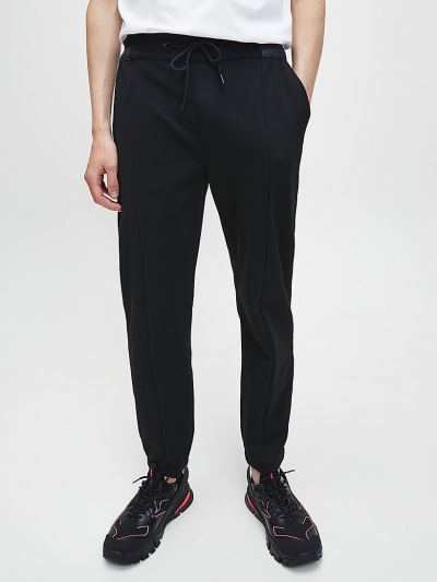 Calvin Klein Ruhák HU620950 | Calvin Klein Logo Waistband Férfi Jogger Fekete